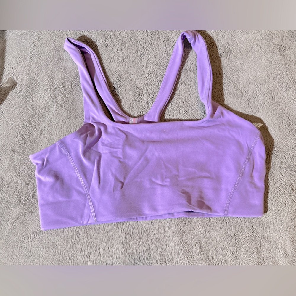 Lavender Free People Y Back Bra NEW